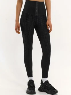 GATE Legginsy z regulowaną talią| Spodnie·Legginsy