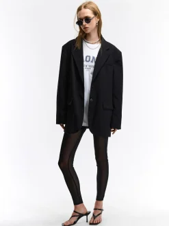 GATE Legginsy z siateczką| Spodnie·Legginsy