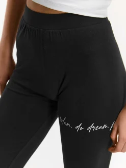 GATE Legginsy z wzorem| Spodnie·Legginsy