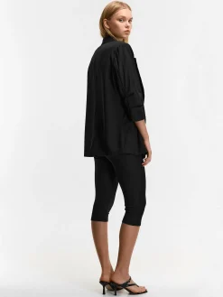 GATE Legginsy ze ściągaczem 3/4| Spodnie·Legginsy