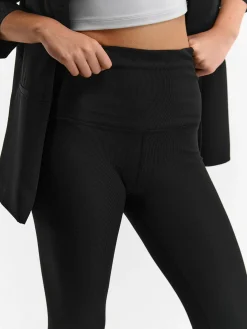 GATE Legginsy ze ściągaczem 3/4| Spodnie·Legginsy