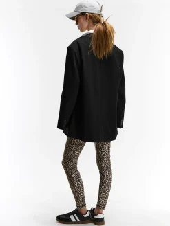 GATE Leginsy sportowe z nadrukiem| Spodnie·Legginsy