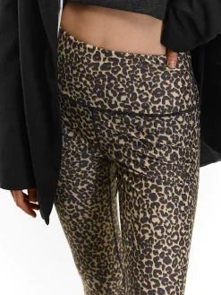 GATE Leginsy sportowe z nadrukiem| Spodnie·Legginsy