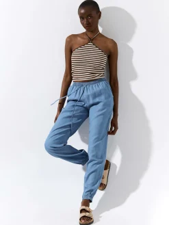 GATE Lekkie jeansy typu jogger| Spodnie·Jeansy