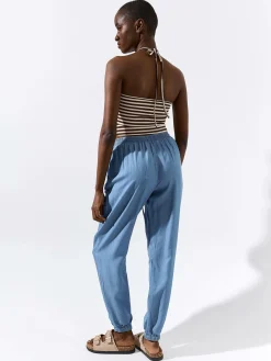 GATE Lekkie jeansy typu jogger| Spodnie·Jeansy