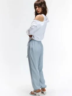 GATE Lekkie jeansy typu jogger| Spodnie·Jeansy