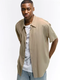 GATE Luźna koszula z wiskozy| Koszulki·Koszule