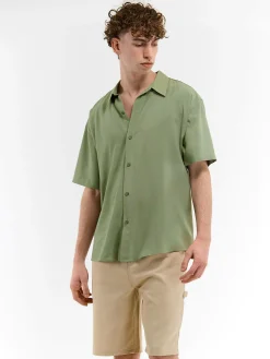 GATE Luźna koszula z wiskozy| Koszulki·Koszule