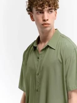 GATE Luźna koszula z wiskozy| Koszulki·Koszule