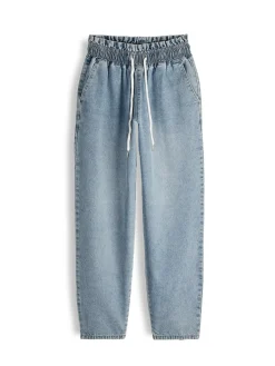 GATE Luźne jeansy typu „paperbag”.| Spodnie·Jeansy