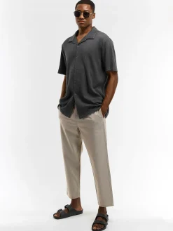 GATE Luźne spodnie z domieszką lnu| Spodnie·Spodnie