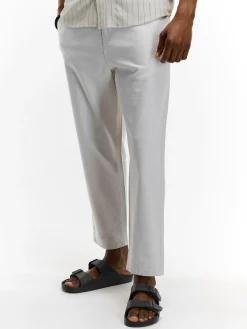 GATE Luźne spodnie z domieszką lnu| Spodnie·Spodnie