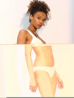 GATE Majtki bikini ze splotu żeberkowego - dół| Kategorie·Stroje Kąpielowe ☀️