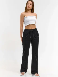 GATE Marszczony top bez ramiączek| Koszulki I Topy·Topy