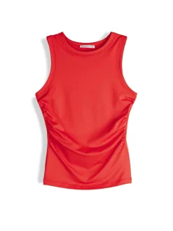 GATE Marszczony top bez rękawów| Koszulki I Topy·Podkoszulki ☀️