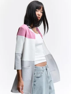 GATE Marynarka z blokami kolorów| Kurtki I Płaszcze·Żakiety