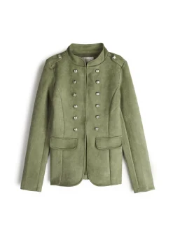 GATE Marynarka z imitacji zamszu| Kurtki I Płaszcze·Żakiety