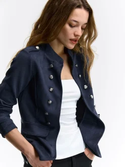 GATE Marynarka z imitacji zamszu| Kurtki I Płaszcze·Żakiety