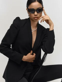 GATE Marynarka z marszczonymi rękawami| Kurtki I Płaszcze·Żakiety