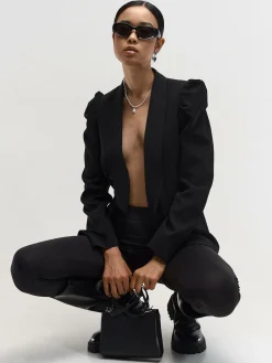 GATE Marynarka z marszczonymi rękawami| Kurtki I Płaszcze·Żakiety