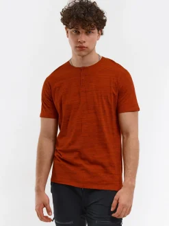 GATE Melanżowa koszulka z guzikami| Koszulki·Koszulki ☀️