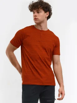 GATE Melanżowa koszulka z guzikami| Koszulki·Koszulki ☀️