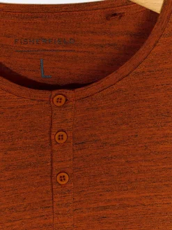 GATE Melanżowa koszulka z guzikami| Koszulki·Koszulki ☀️