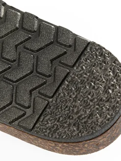 GATE Metaliczne klapki z podwójną klamrą| Buty