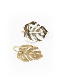 GATE Metalowe kolczyki w kształcie monstery| Akcesoria·Biżuteria