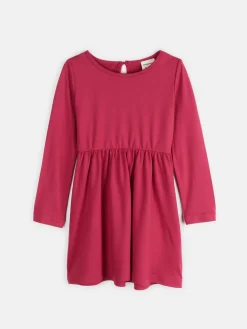 GATE Miękka sukienka z długimi rękawami|Dzieci Dziewczynki·Sukienki