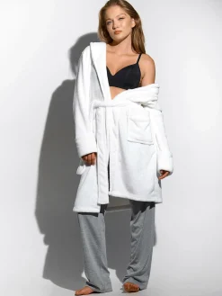 GATE Miękki, ciepły szlafrok| Bielizna·Bielizna Nocna|Bielizna·Kąpielowy Szlafrok