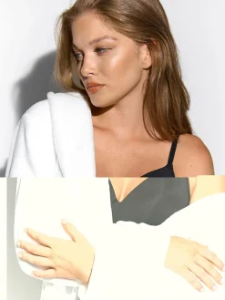 GATE Miękki, ciepły szlafrok| Bielizna·Bielizna Nocna|Bielizna·Kąpielowy Szlafrok