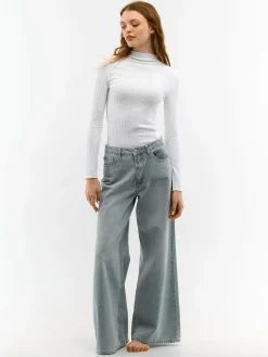 GATE Miękki golf w prążki| Koszulki I Topy·Golfy