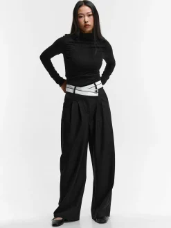 GATE Miękki golf w prążki| Koszulki I Topy·Golfy