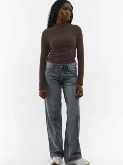 GATE Miękki golf w prążki| Koszulki I Topy·Golfy