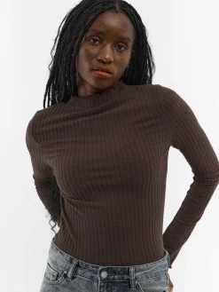 GATE Miękki golf w prążki| Koszulki I Topy·Golfy