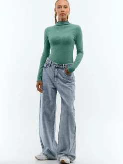 GATE Miękki golf w prążki| Koszulki I Topy·Golfy