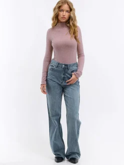 GATE Miękki golf w prążki| Koszulki I Topy·Golfy