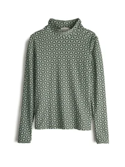 GATE Miękki golf z nadrukiem| Koszulki I Topy·Golfy