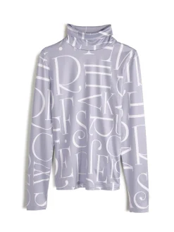 GATE Miękki golf z nadrukiem| Koszulki I Topy·Golfy