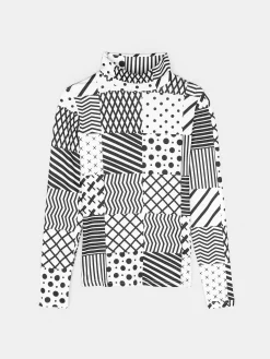 GATE Miękki golf z nadrukiem| Koszulki I Topy·Golfy