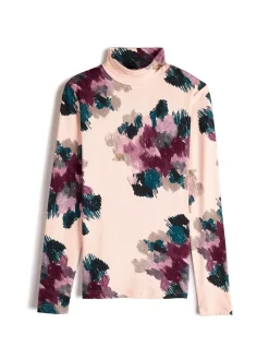 GATE Miękki golf z nadrukiem| Koszulki I Topy·Golfy