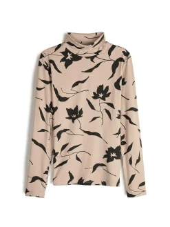 GATE Miękki golf z nadrukiem| Koszulki I Topy·Golfy