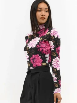 GATE Miękki golf z nadrukiem| Koszulki I Topy·Golfy