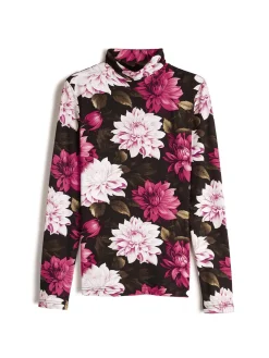 GATE Miękki golf z nadrukiem| Koszulki I Topy·Golfy