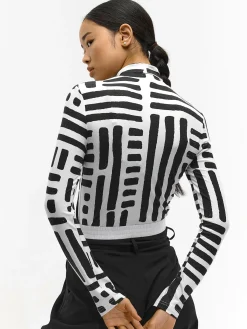 GATE Miękki golf z nadrukiem| Koszulki I Topy·Golfy