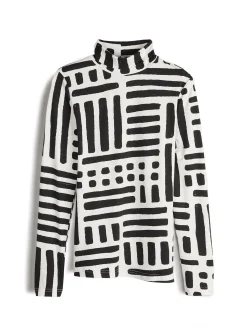 GATE Miękki golf z nadrukiem| Koszulki I Topy·Golfy