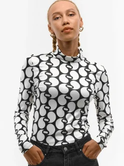 GATE Miękki golf z nadrukiem| Koszulki I Topy·Golfy