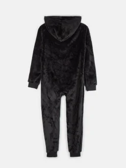 GATE Miękki kudłaty kombinezon z kapturem|Dzieci Dziewczynki·Ostatnie Sztuki Ubrania Dla Dziewczynek|Dziewczynki·Spodnie I Legginsy