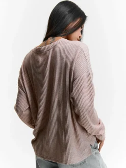 GATE Miękki top o luźnym kroju| Koszulki I Topy·Topy